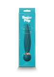 Sugar Pop Twist Rechargeable Silicone Vibrator - Teal