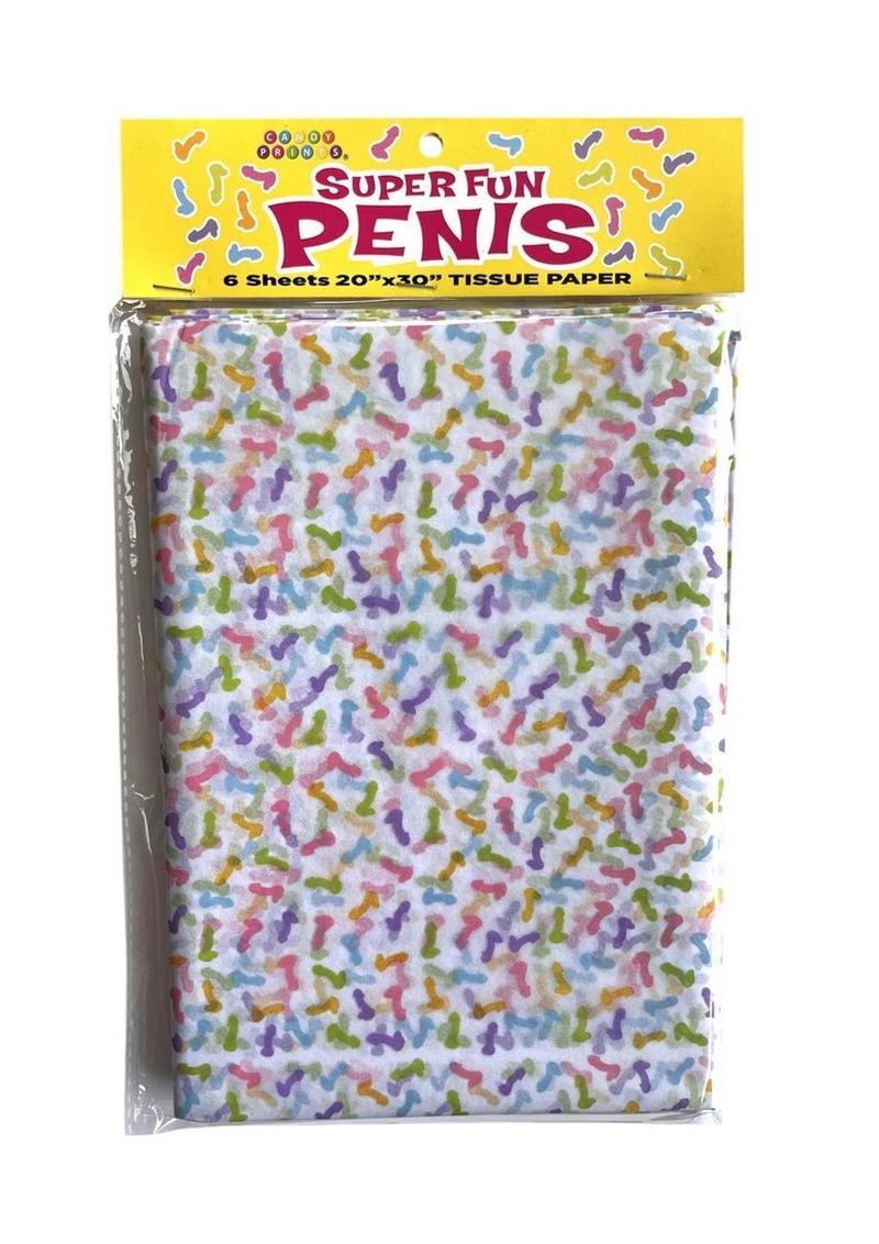 Super Fun Penis Tissue Paper