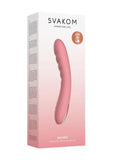 Svakom Ava Neo Rechargeable Silicone Vibrator with Remote - Peach/Pink