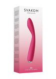 Svakom Iris Silicone G-Spot Rechargeable Vibrator - Pink/Plum/Red/Silver