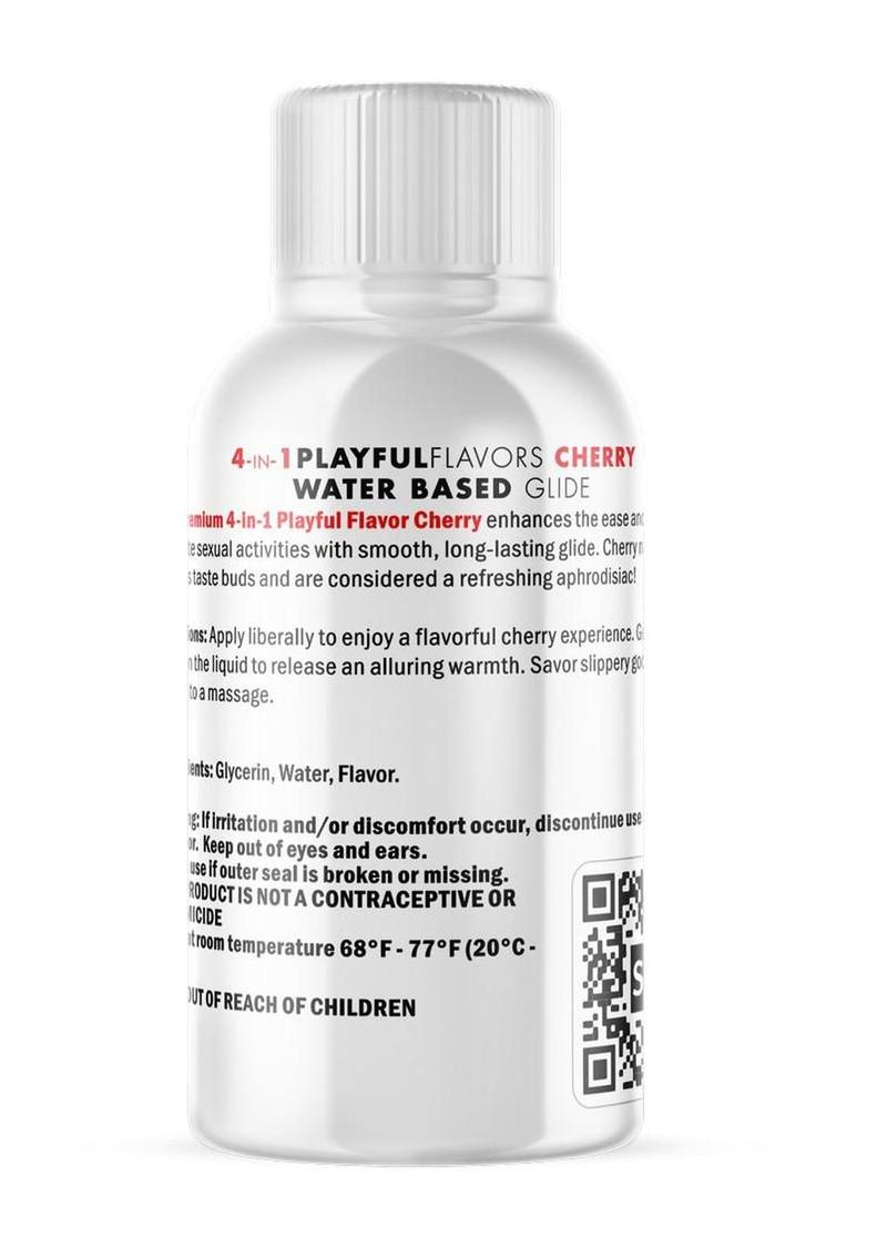 Swiss Navy 4 In 1 Flavored Lubricant 1oz - Poppin Wild Cherry
