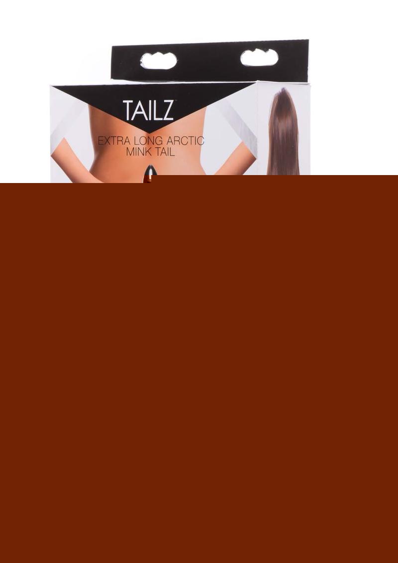 Tailz Extra Long Arctic Mink Tail - White