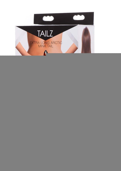 Tailz Extra Long Arctic Mink Tail - White