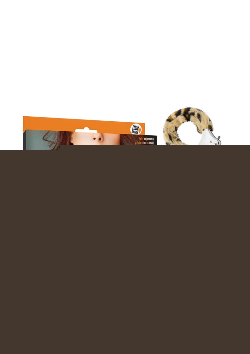 Temptasia Faux Fur Cuffs - Animal Print/Leopard