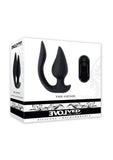 The Genie Rechargeable Silicone Multi-Play Vibrator with Remote - Black