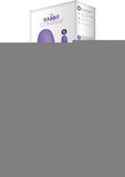 The Thrusting Rabbit Rechargeable Silicone Vibrator with Clitoral Stimulation - Purple