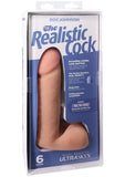 The Realistic Cock Ultraskyn Dildo - Vanilla - 6in