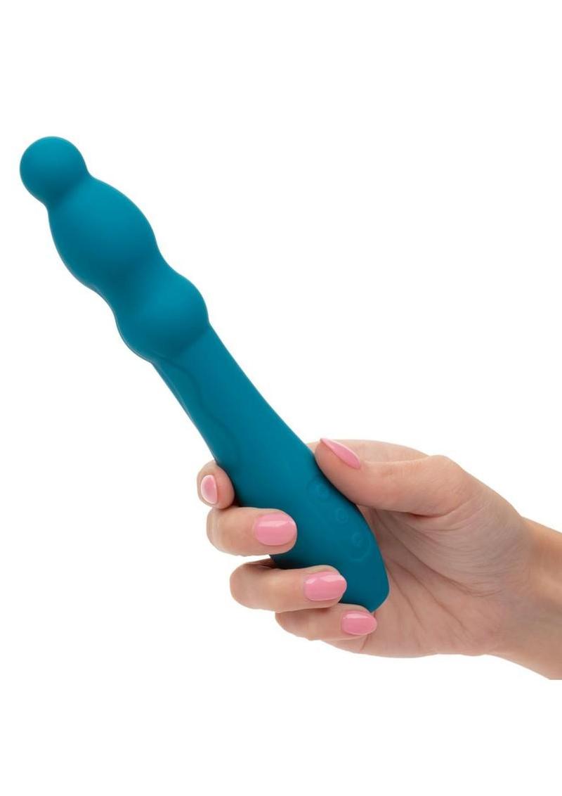 Turbo Glide Ripple Rechargeable Silicone Massager