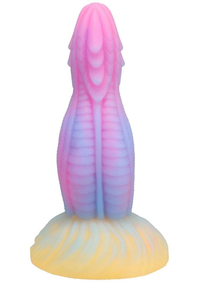 Vac-U-Lock Fantasy Fuckers Dragon's Tongue Glow In The Dark Silicone Dildo