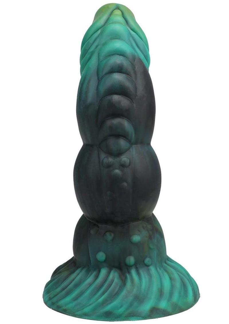 Vac-U-Lock Fantasy Fuckers Green Serpent Silicone Dildo