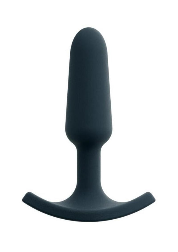 Vedo Hump Silicone Anal Plug - Black - 4.25in