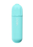 Vedo Nitro Rechargeable Silicone Bullet Vibrator - Blue/Turquoise - 3.25in