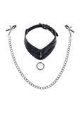 Velvet Noir Collar and Removable Clamps