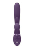 Vive Ena Rechargeable Silicone Triple Motor Thrusting G-Spot with Flapper and Air Wave Clit Stimulation Vibrator