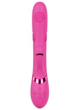 Vive Fiore Silicone Rechargeable Triple Motor G-Spot Air Wave Vibrating and Tapping Flared Clit Stimulator