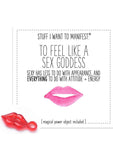 Warm Human to Feel Like A Sex Goddess