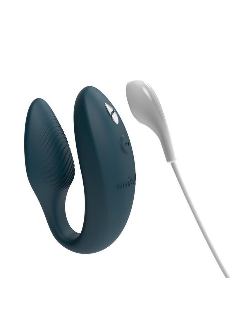 We-Vibe Sync 2 Rechargeable Silicone Couples Vibrator with Remote Control - Velvet