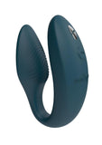 We-Vibe Sync 2 Rechargeable Silicone Couples Vibrator with Remote Control - Velvet - Green