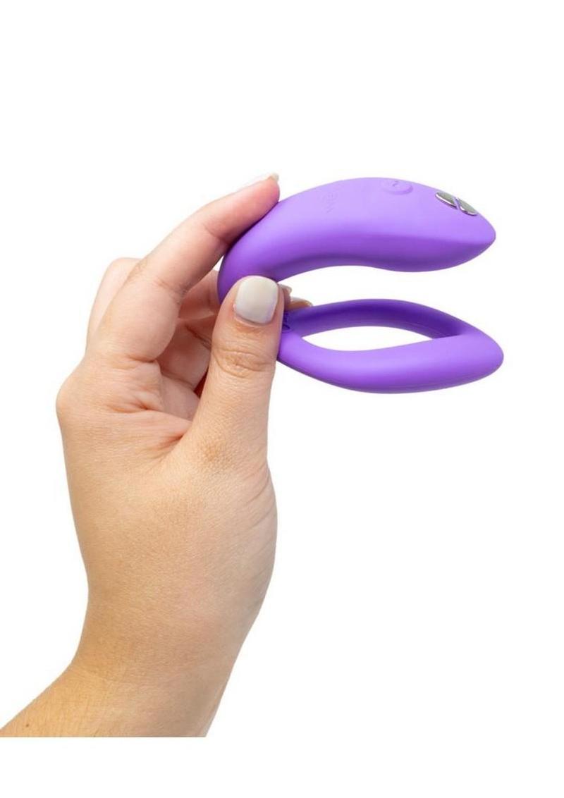 We-Vibe Sync O Rechargeable Silicone Couples Vibrator with Remote Control - Light