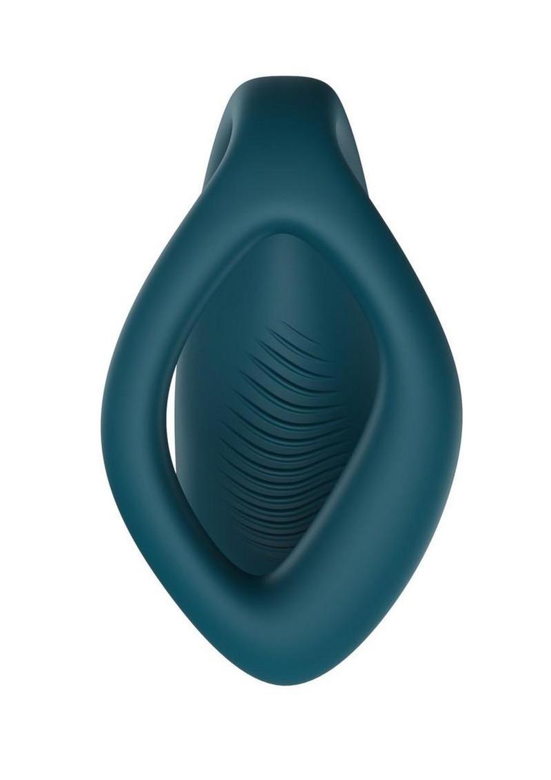 We-Vibe Sync O Rechargeable Silicone Couples Vibrator with Remote Control - Velvet - Green