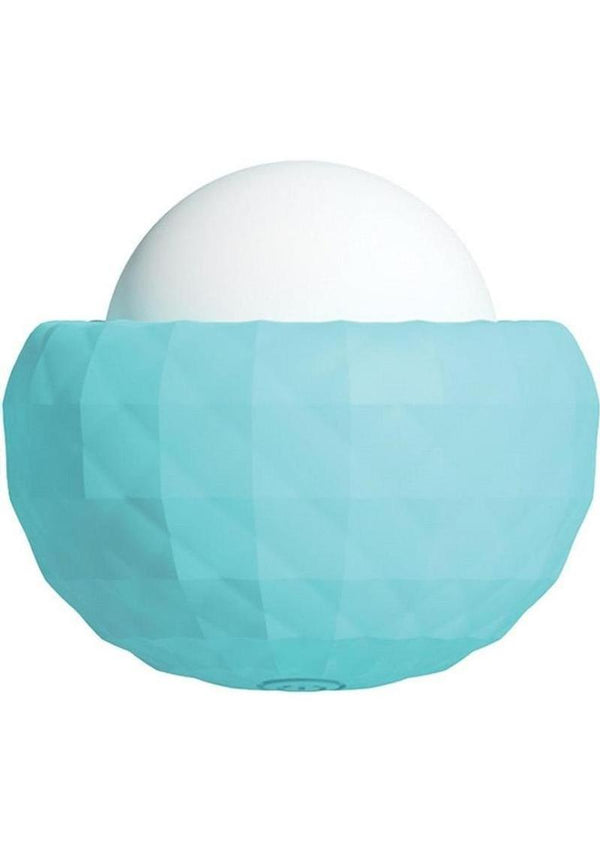 Wet Dreams Pure Pearl Rechargeable Silicone Multi-Speed Mini Vibe Massager - Aqua