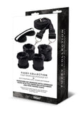 WhipSmart Fuzzy Bedroom Bondage Kit - Black