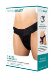 WhipSmart T-Back Harness - Black - Plus Size/Queen